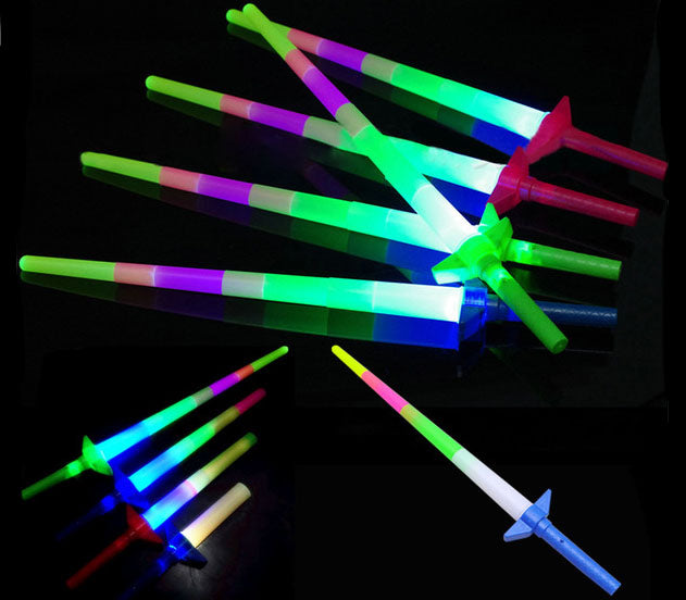 épée lumineuse télescopique 68cm mix