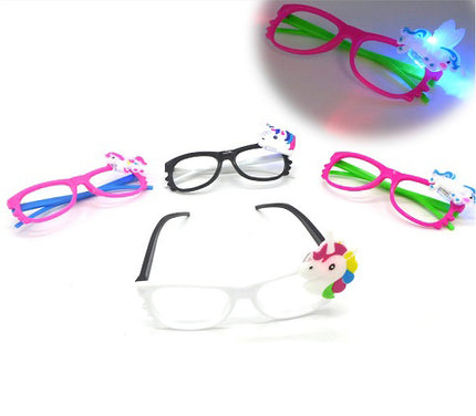 lunettes lumineuse led avec licorne mix