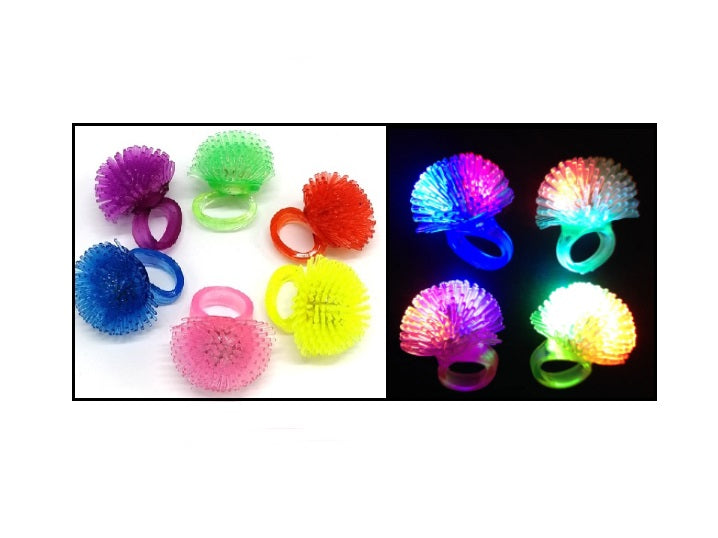 bague led''s lumineuse picots mix