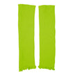 MANCHETTES/GUETRES TRICOT VERT FLUO X2