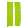 MANCHETTES/GUETRES TRICOT VERT FLUO X2