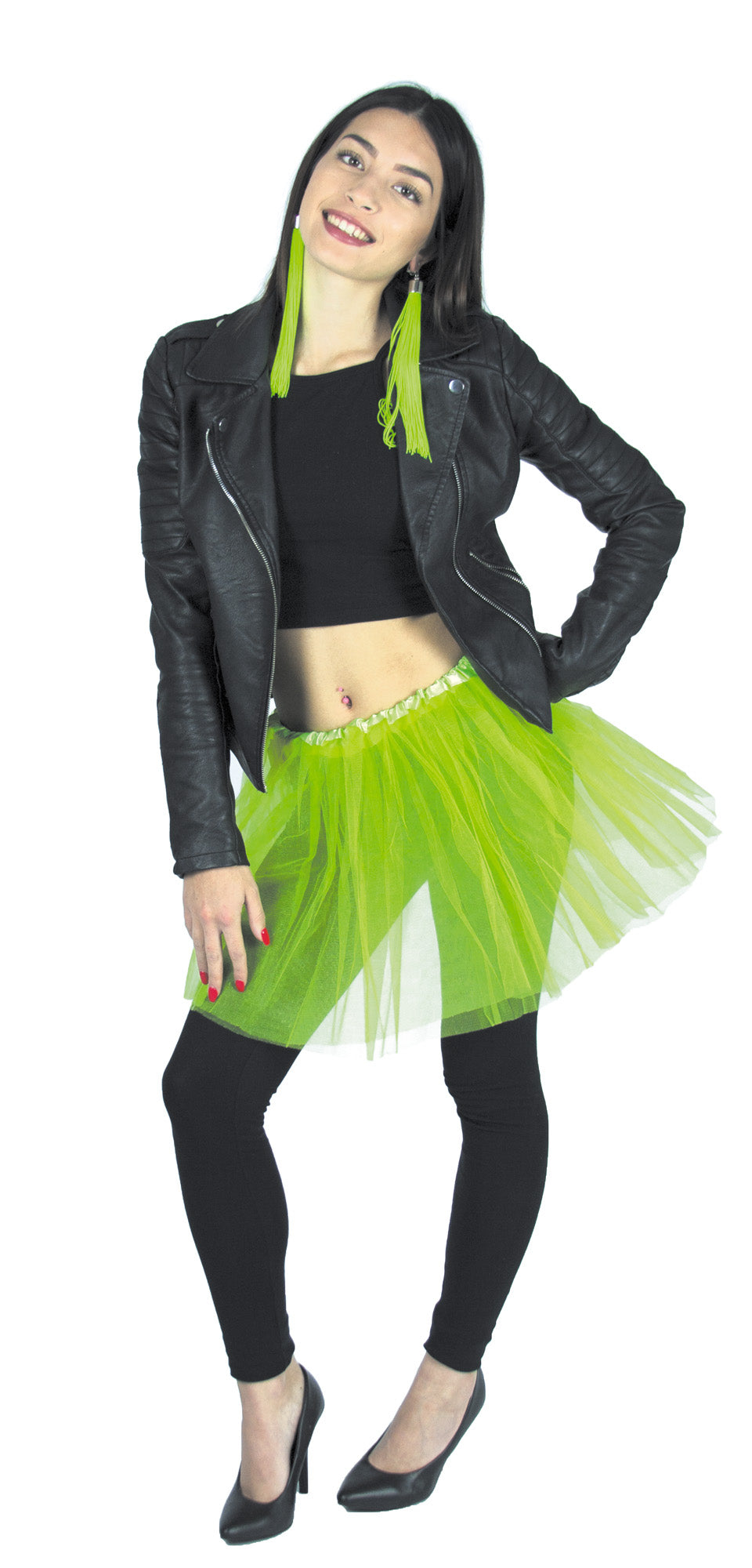 TUTU VERT FLUO 35CM