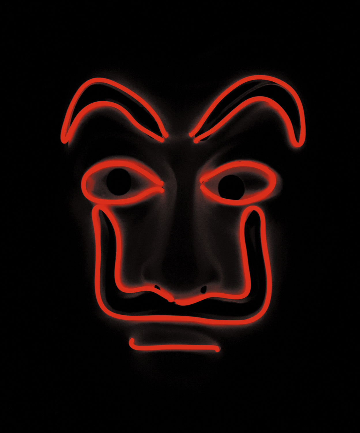 MASQUE BANDIT LED ROUGE