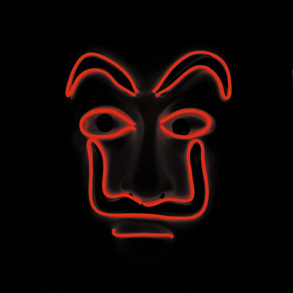 MASQUE BANDIT LED ROUGE