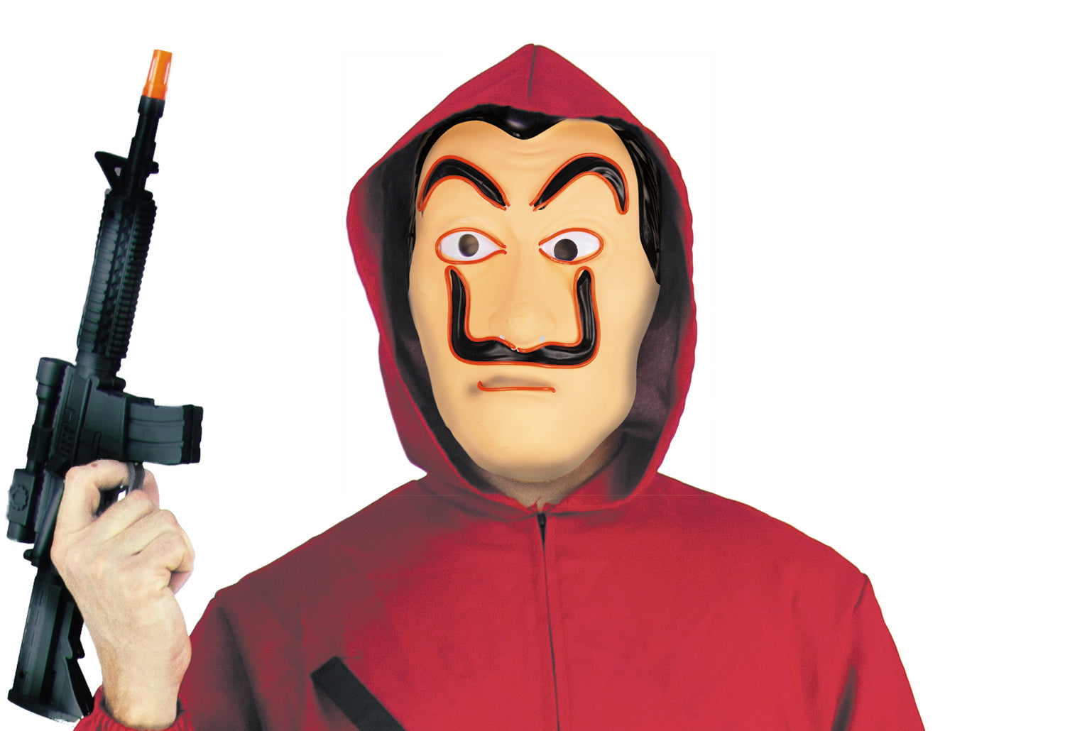 MASQUE BANDIT LED ROUGE