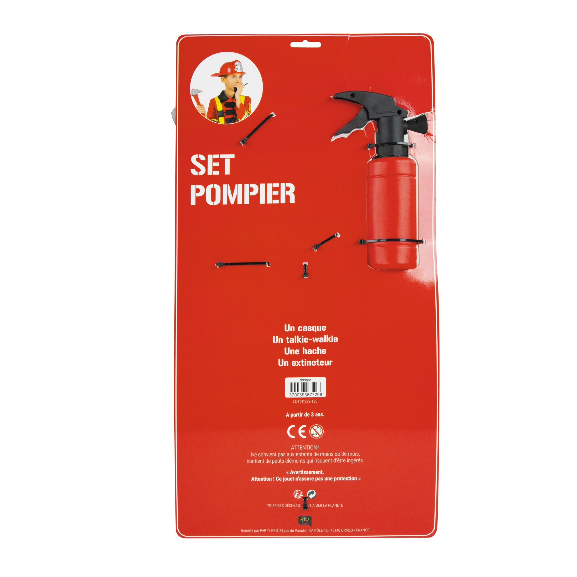 SET POMPIER 4PCS