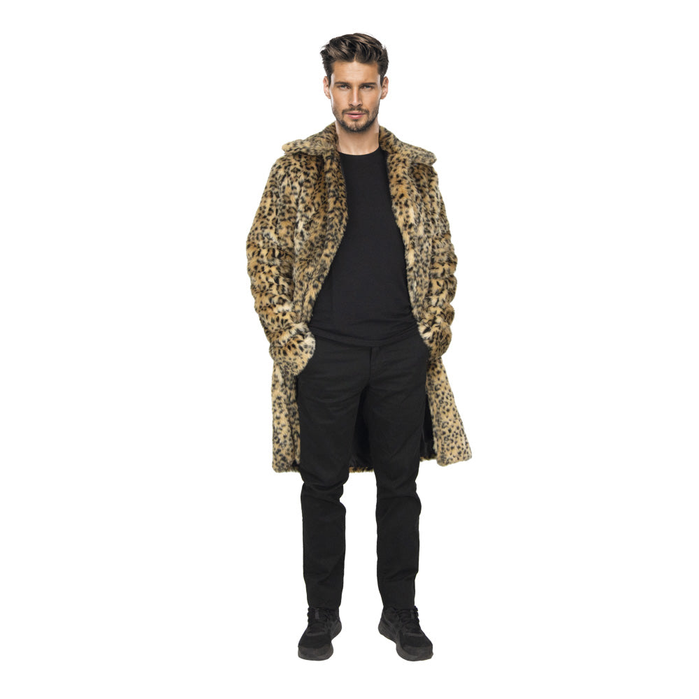 VESTE LEOPARD LONGUE TAILLE XL