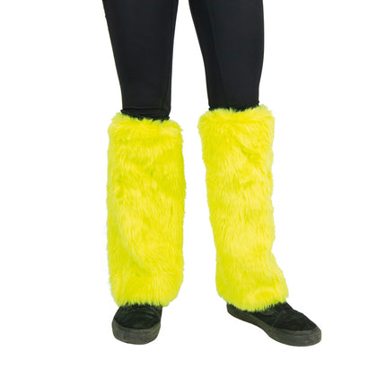 PATTE D'EPH FOURRURE X2 JAUNE FLUO