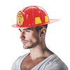 CASQUE POMPIER US ROUGE