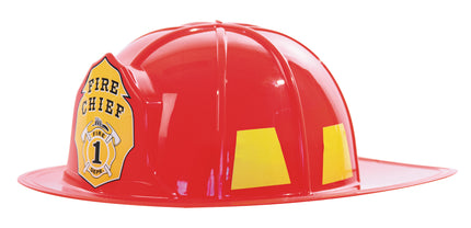 CASQUE POMPIER US ROUGE