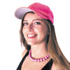 CASQUETTE SEQUIN NEON ROSE
