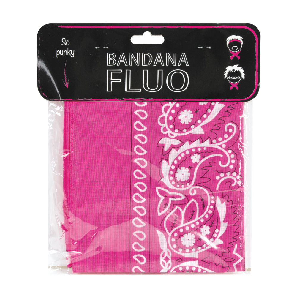 BANDANA NEON ROSE