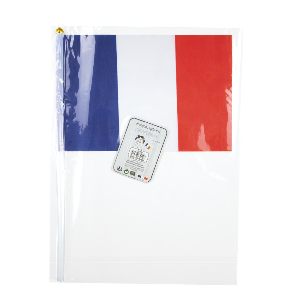 DRAPEAU FRANCE 14X21CM