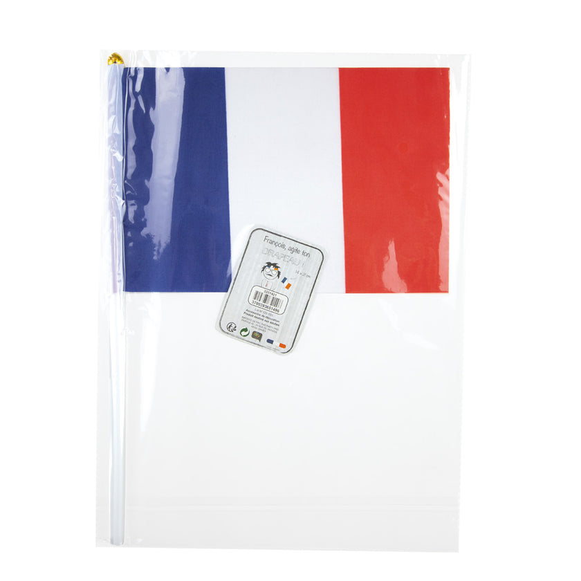 DRAPEAU FRANCE 14X21CM