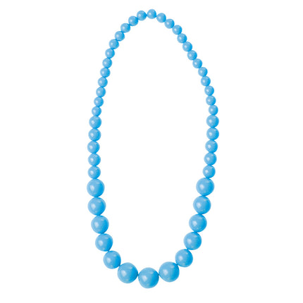 COLLIER PERLE NEON BLEU