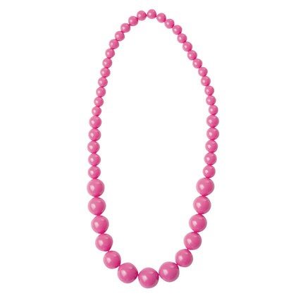 COLLIER PERLE NEON ROSE