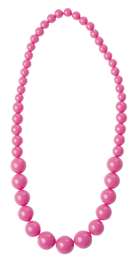 COLLIER PERLE NEON ROSE