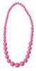 COLLIER PERLE NEON ROSE