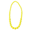 COLLIER PERLE NEON JAUNE