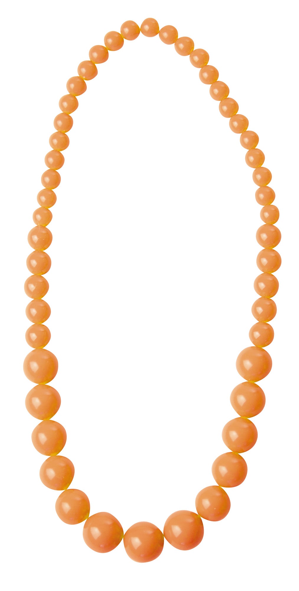 COLLIER PERLE NEON ORANGE