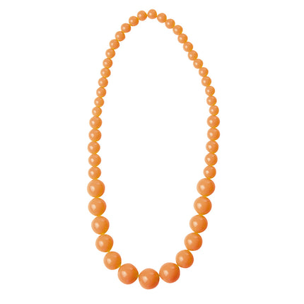 COLLIER PERLE NEON ORANGE