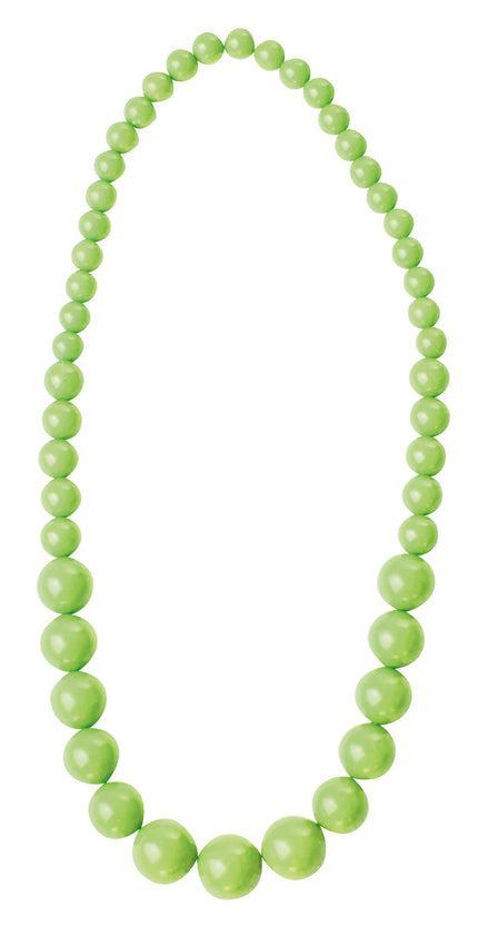 COLLIER PERLE NEON VERT