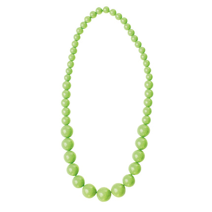 COLLIER PERLE NEON VERT