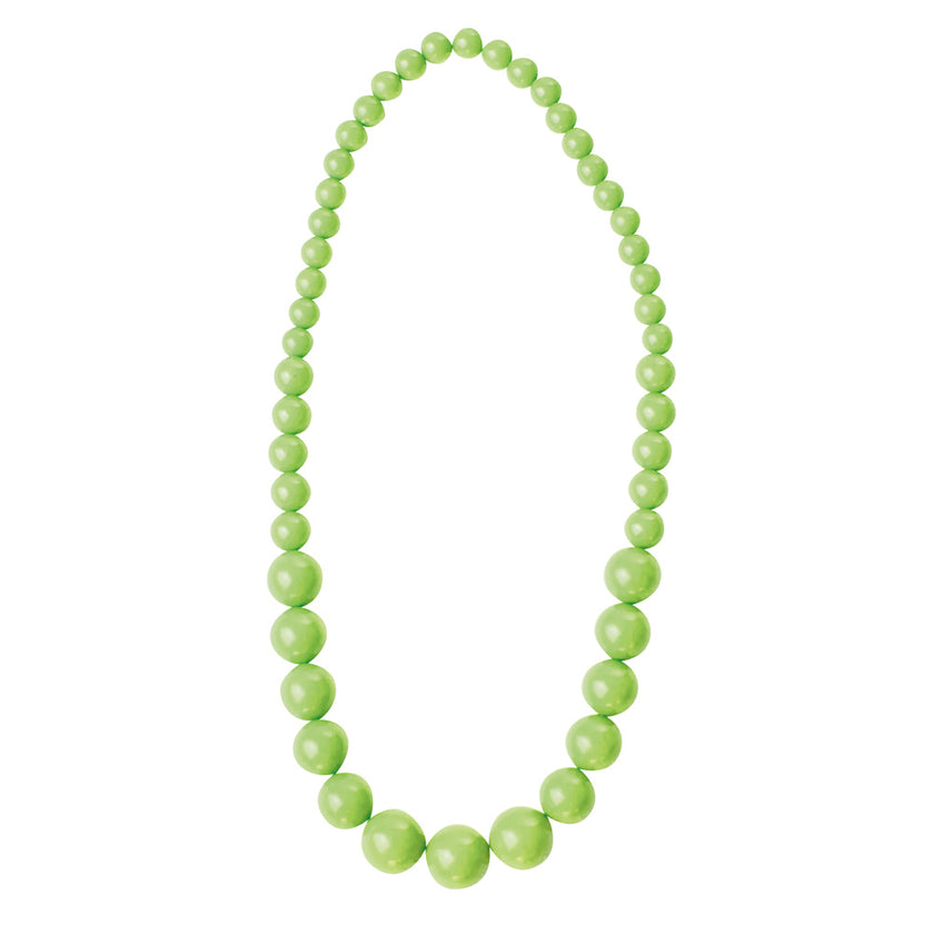 COLLIER PERLE NEON VERT