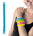 BRACELET ZIP BLEU