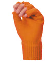 MITAINES TRICOT ORANGE FLUO