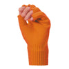 MITAINES TRICOT ORANGE FLUO