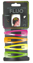 SET DE 4 BARRETTES NEON