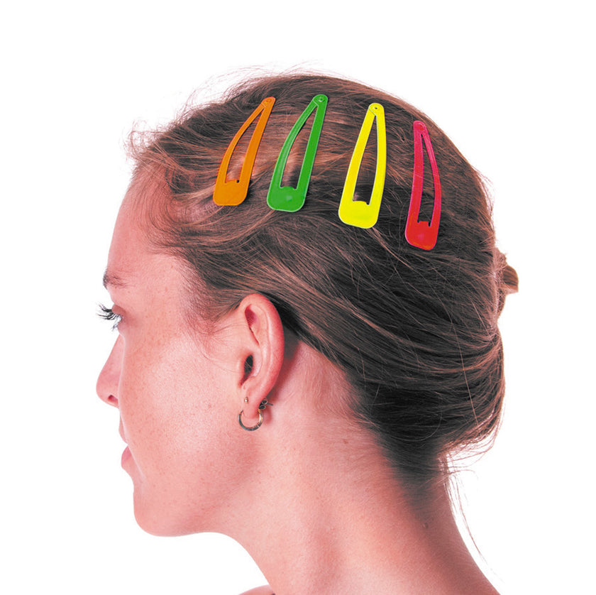 SET DE 4 BARRETTES NEON