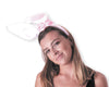 SERRE TETE LAPIN AVEC NOEUD ROSE