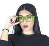 LUNETTES NEON VERTES SANS VERRE