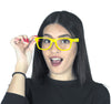 LUNETTES NEON JAUNES SANS VERRE