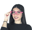 LUNETTES NEON ROSES SANS VERRE