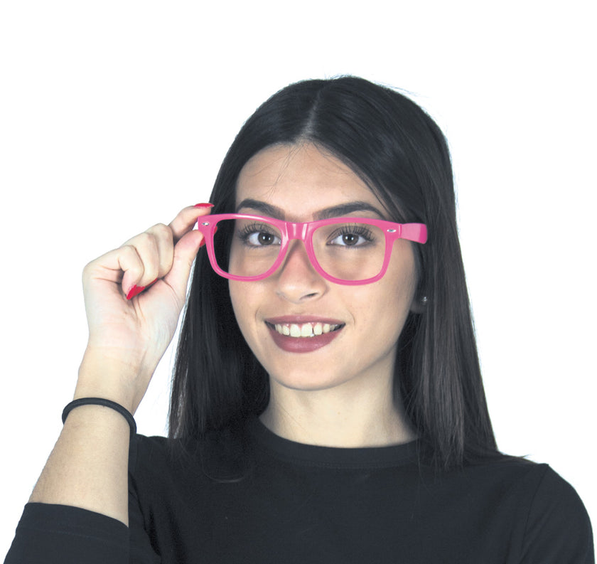 LUNETTES NEON ROSES SANS VERRE