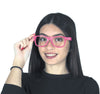 LUNETTES NEON ROSES SANS VERRE