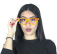 LUNETTES NEON ORANGES SANS VERRE