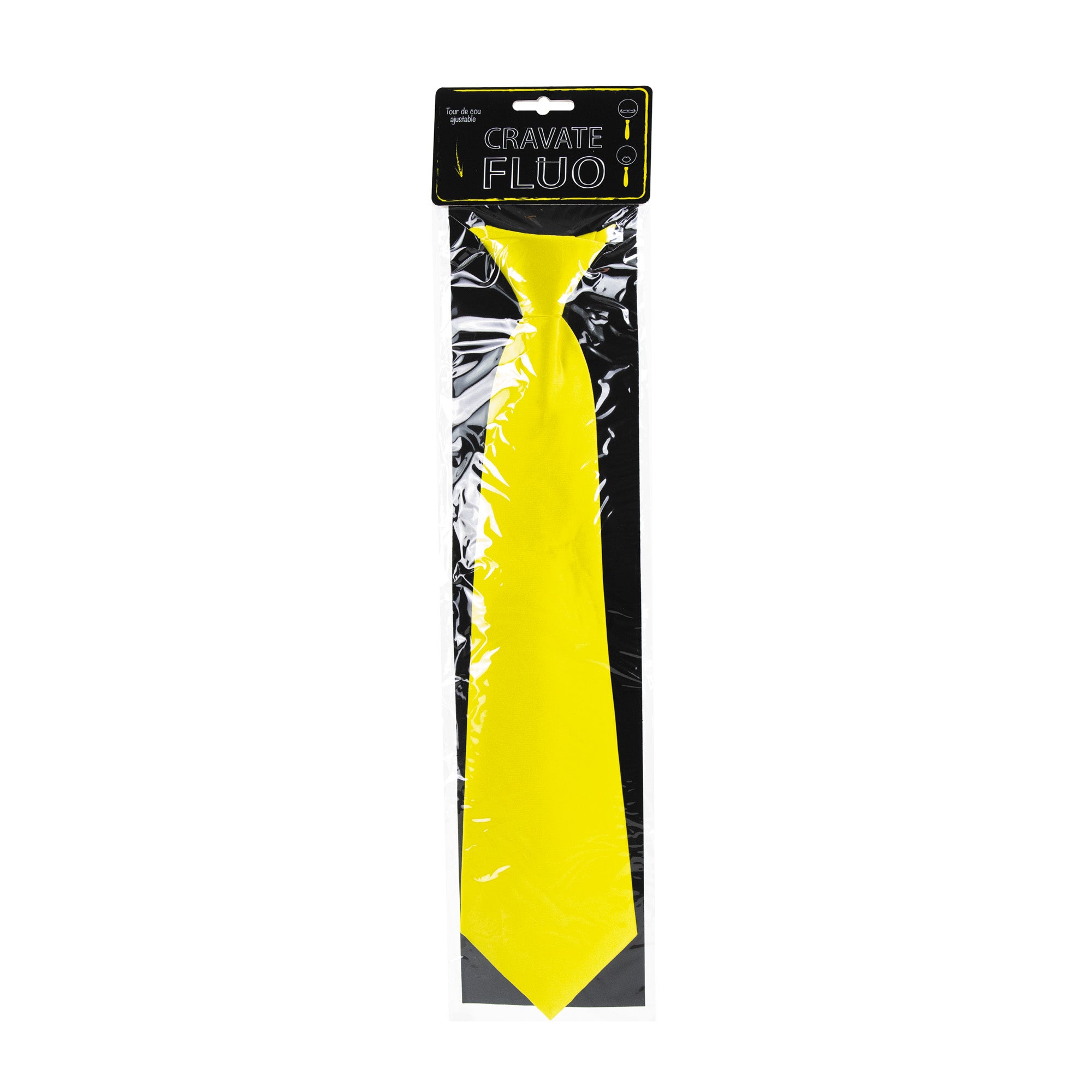 CRAVATE FLUO JAUNE