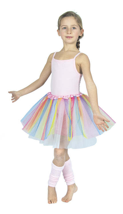 TUTU BALLERINE PASTEL MULTICOLORE 6-8 ANS