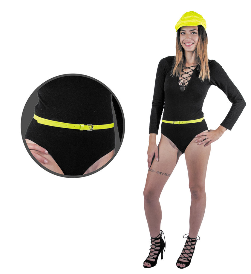 CEINTURE FLUO JAUNE