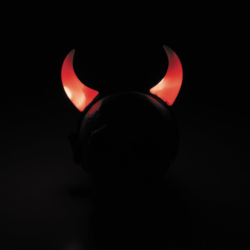 SERRE TÊTE CORNE DIABLE ROUGE LUMINEUX