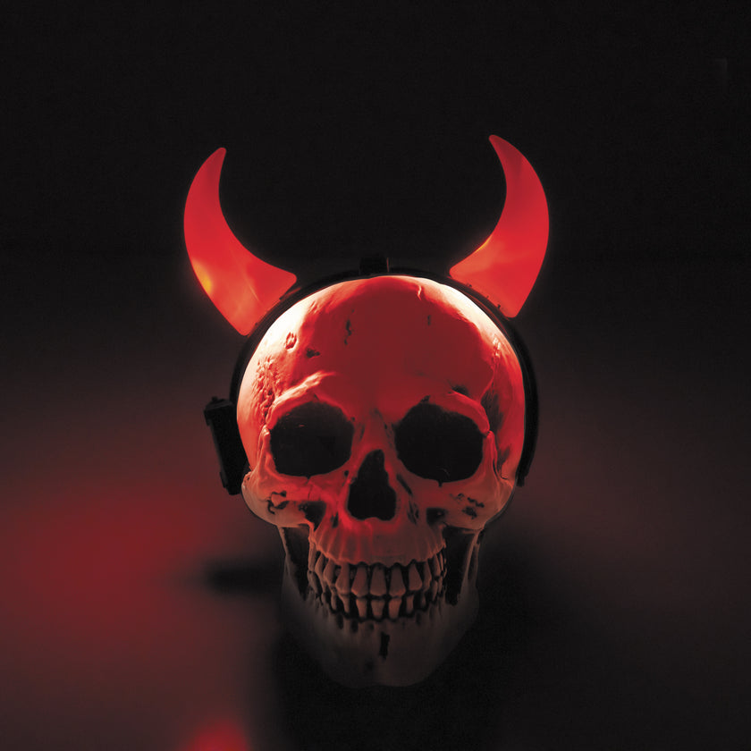 SERRE TÊTE CORNE DIABLE ROUGE LUMINEUX