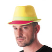 CHAPEAU TRILBY NEON JAUNE