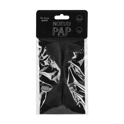 NOEUD PAPILLON NOIR 12X7 CM