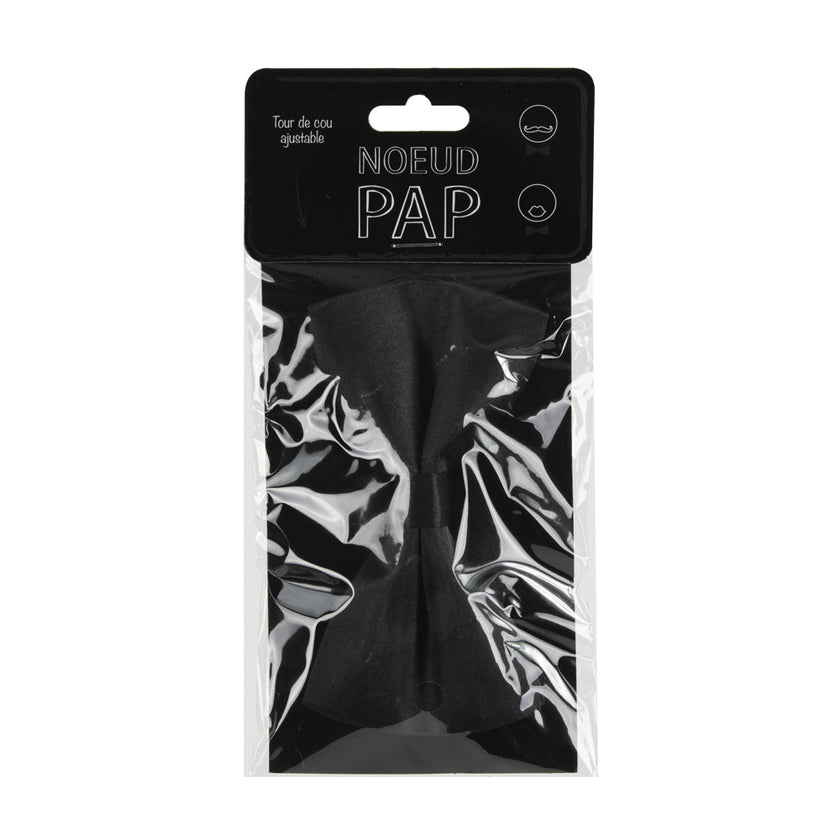 NOEUD PAPILLON NOIR 12X7 CM