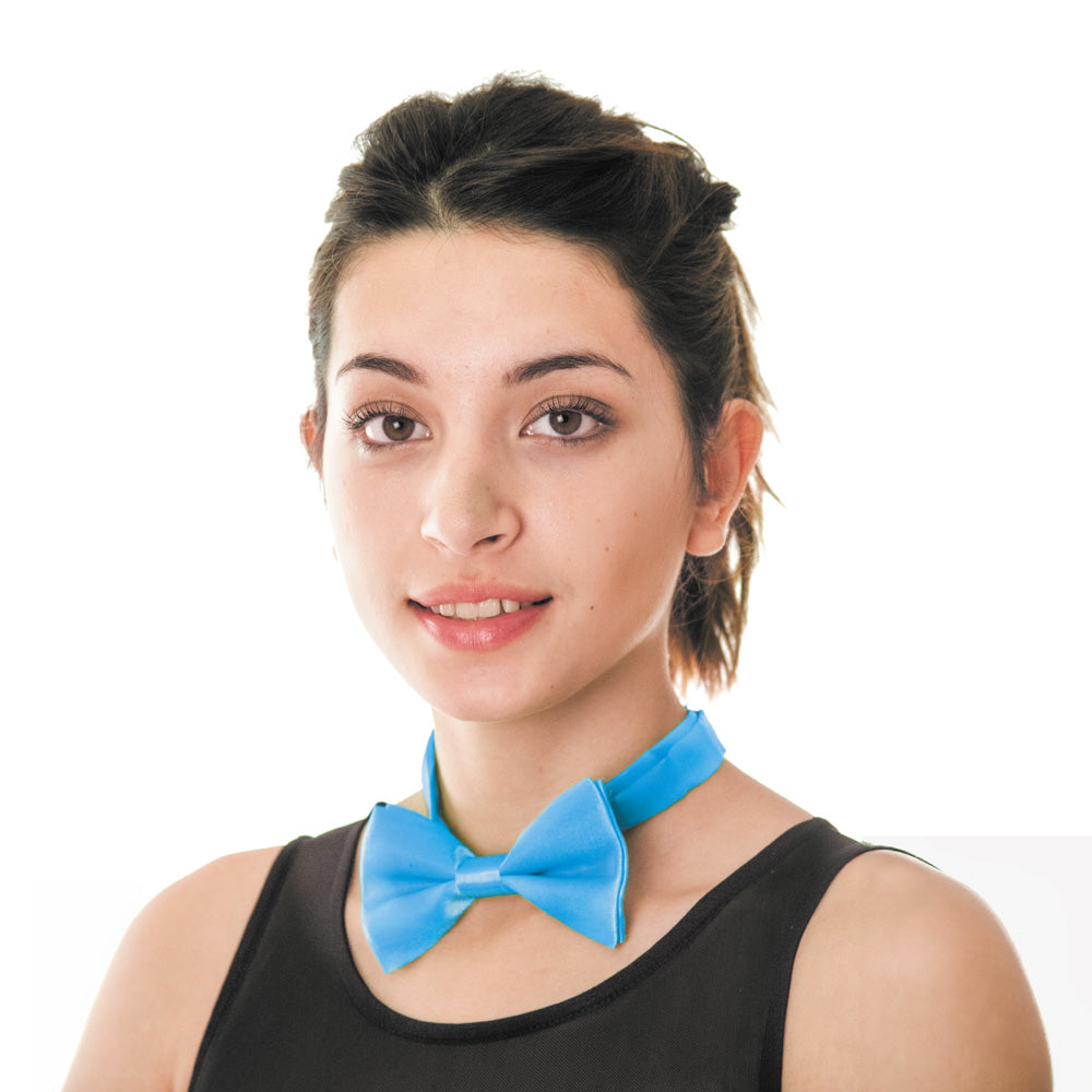 NOEUD PAPILLON BLEU FLUO