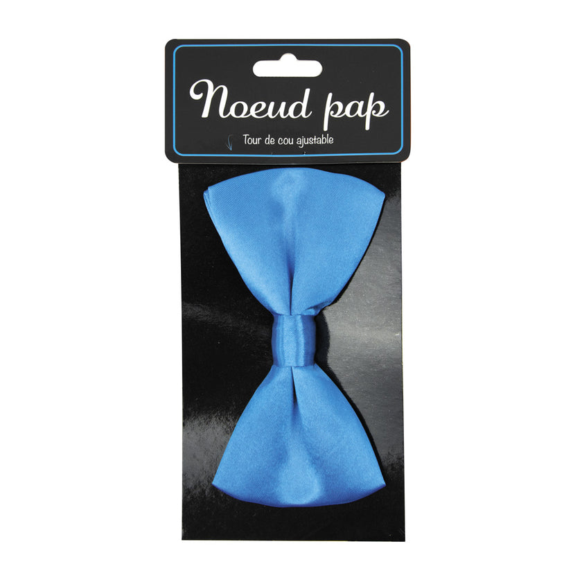 NOEUD PAPILLON BLEU FLUO